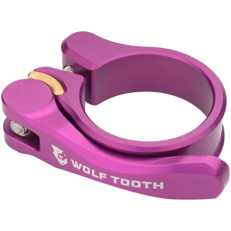 Wolf Tooth Components Quick Release Seatpost Clamp – 34.9mm Purple