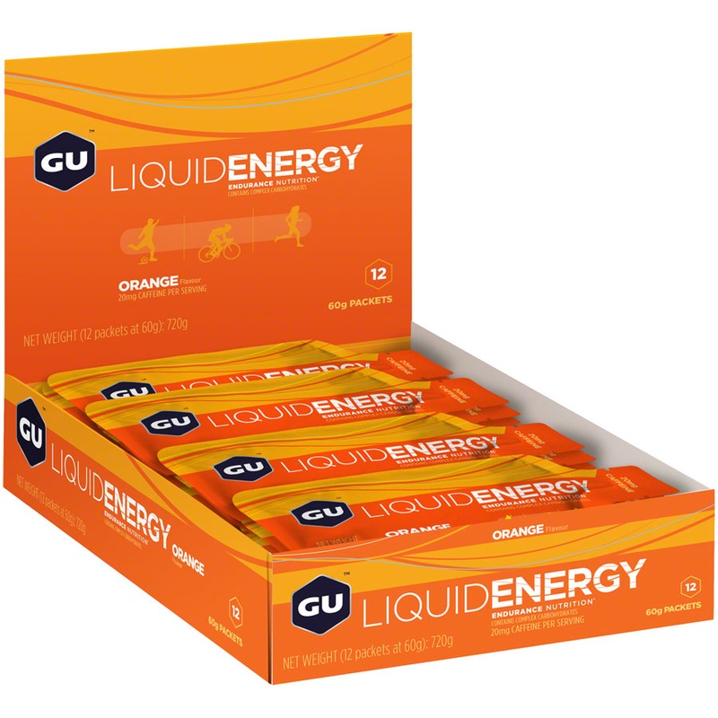 GU Liquid Energy Gel – Orange, Box of 12