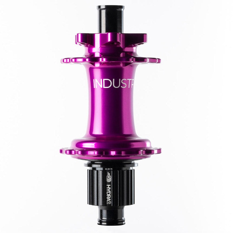 Industry Nine Hydra 2 Boost MicroSpline Disc Hub Rear 32H 12mm TA 148mm Shimano Micro Spline Purple