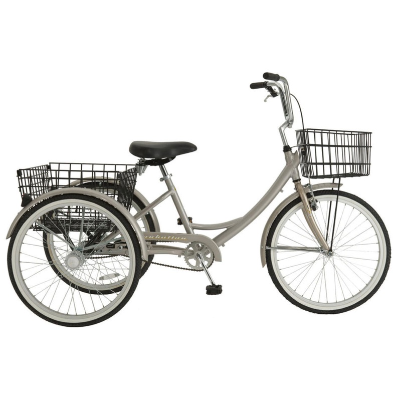 Tricycle 7 Spd Champagne Steel  Trike Steel 7 Speed  Adulttri1