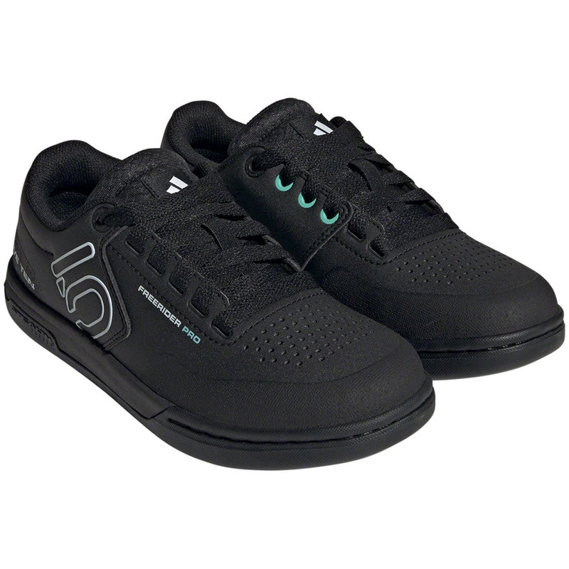 Five Ten Freerider Pro Flat Shoes – Womens Core BLK/Crystal White/Acid Mint 8