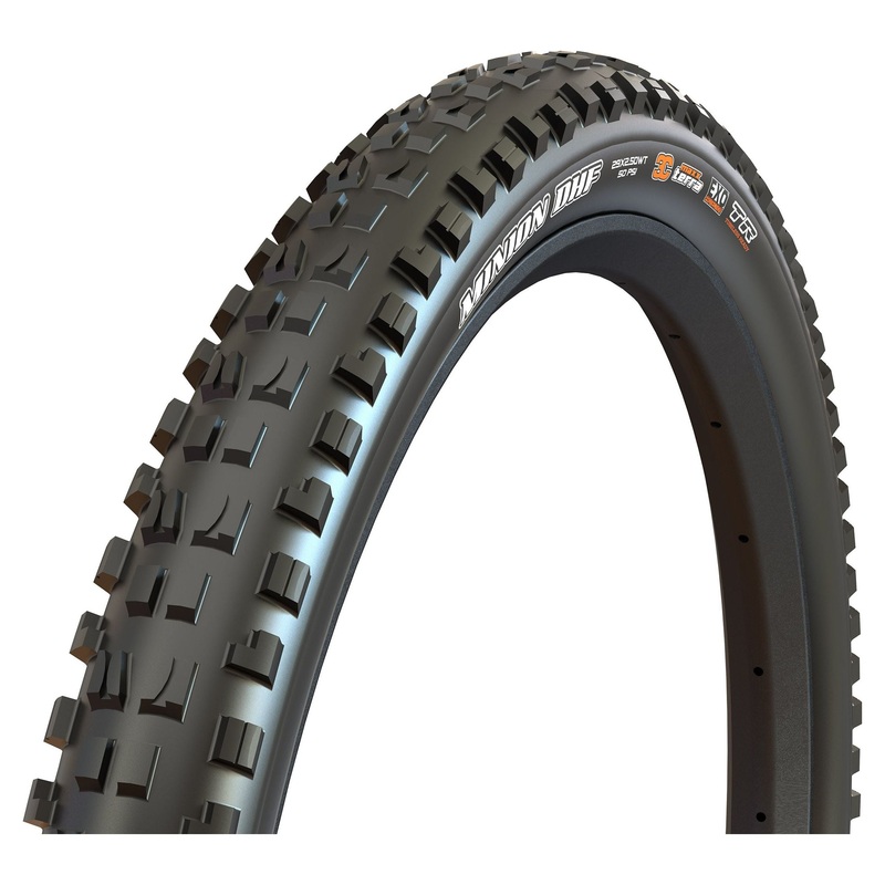 Maxxis Minion DHF Tire – 27.5 x 2.3, Tubeless, Folding, Black, Dual Compound, EXO