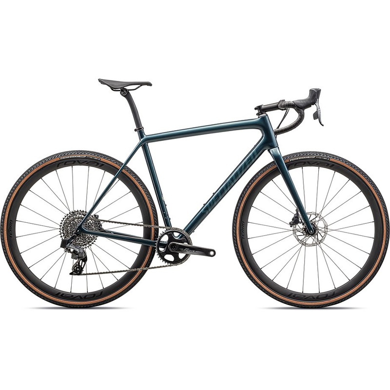 2023 Specialized crux pro bike gloss metallic deep lake/ green pearl 61
