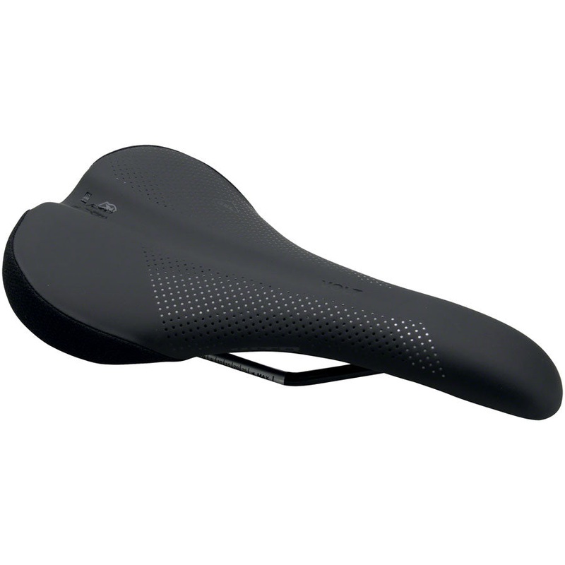 Bike Saddle WTB Volt – Black 265mm Width Steel Rails Microfiber Cover