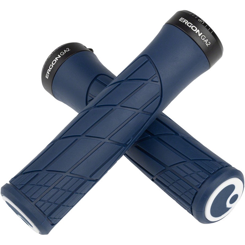 Ergon GA2 Grips – Nightride Blue, Lock-On