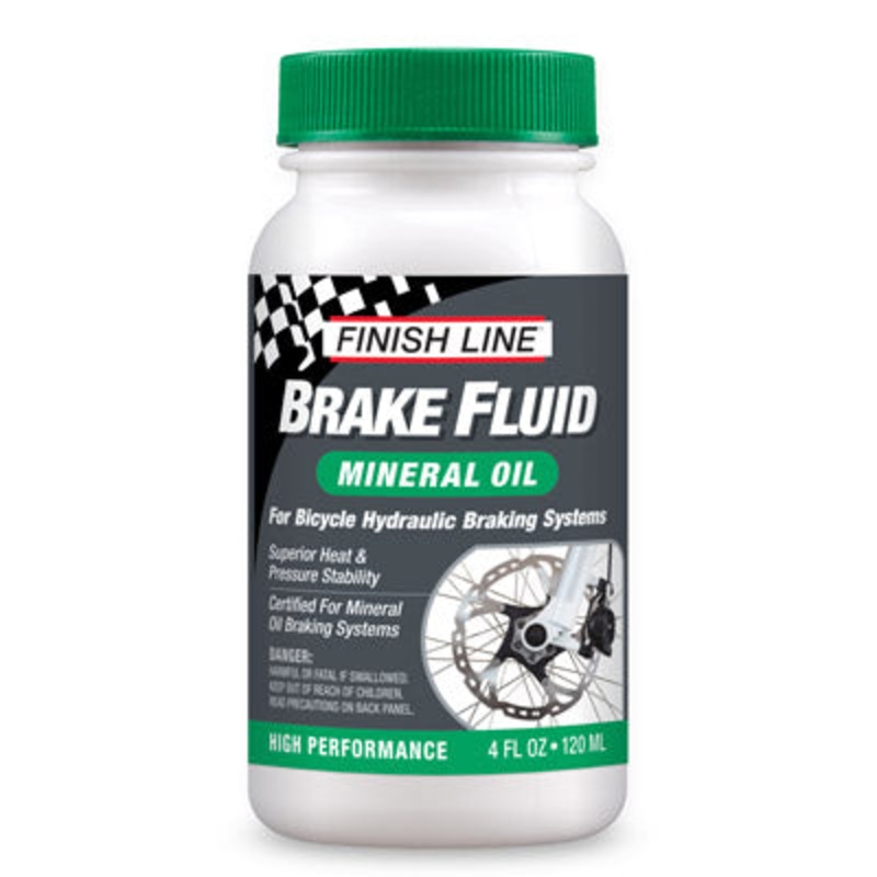 Finish Line Brake Fluid,Mineral,4Oz  Mineral Oil Brake Fluid Finish Line Lubesclean