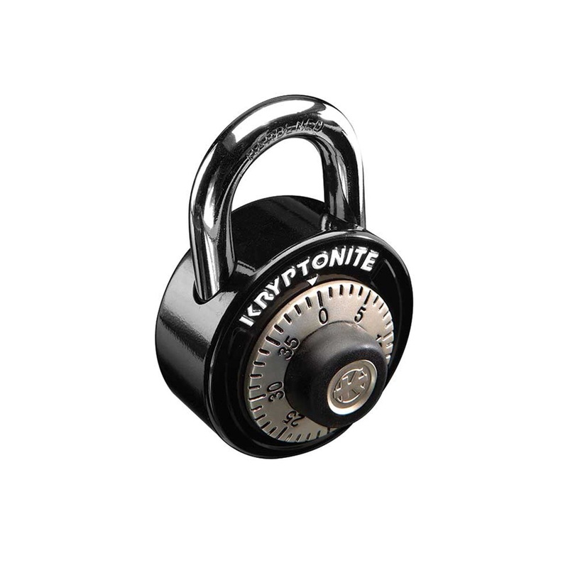Kryptonite Gripper Combination Steel Padlock – Black