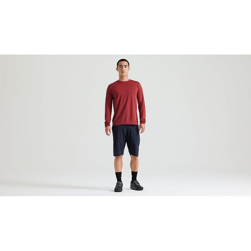 Specialized gravity training jersey ls men garnet red xxl