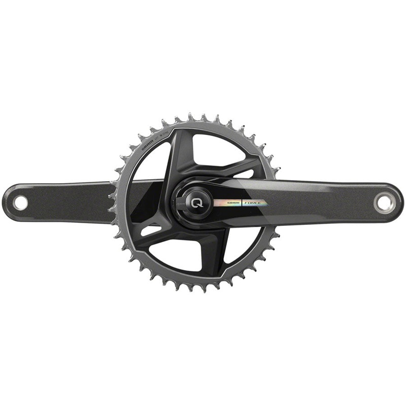SRAM Force 1 AXS Wide Power Meter Crankset – 167.5mm, 12-Speed, 40t, Direct Mount, DUB Spindle Interface, Iridescent