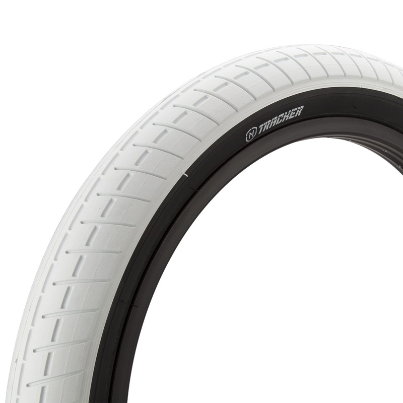 20×2.40 Mission Tracker BMX tire – White w/ Black Sidewall