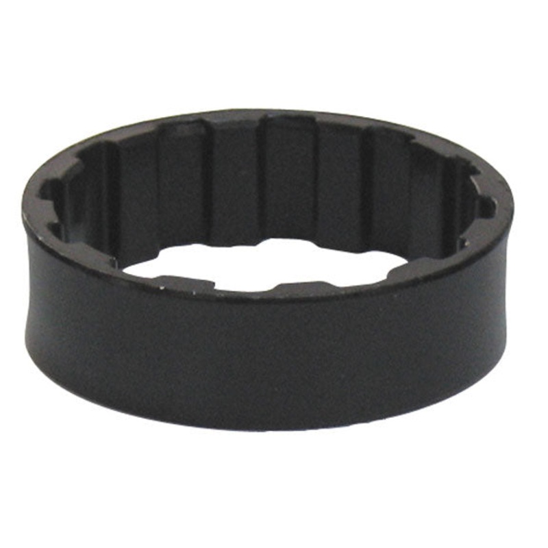 ID Splined Headset Spacer 1-1/8″ x 10mm Black 10/Count