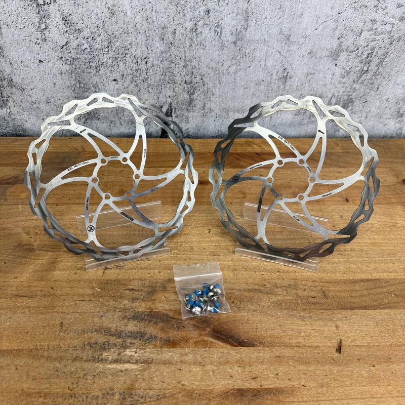 Pair Braking 180mm 6-Bolt Disc Brake Rotors 254g