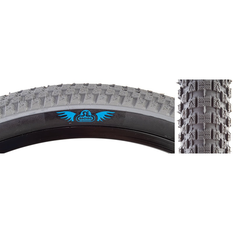 26×2.0 SE Racing Cub BMX Tire – Gray w/ Black Sidewall