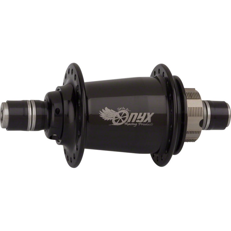 Onyx BMX Ultra Rear Hub – 3/8″ 10 x 110mm Rim Brake Black 36H