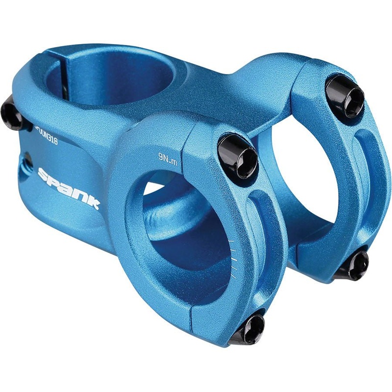 Spank Spoon 318 Stem – 33mm Length – 31.8mm Clamp – Blue