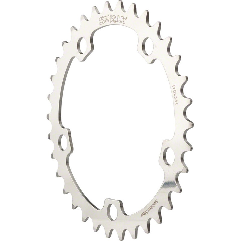 Surly Stainless Steel Ring 34t x 110mm