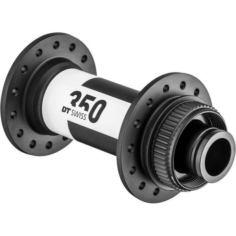 DT Swiss 350 Front Hub – 15 x 110mm Center-Lock Black 28H