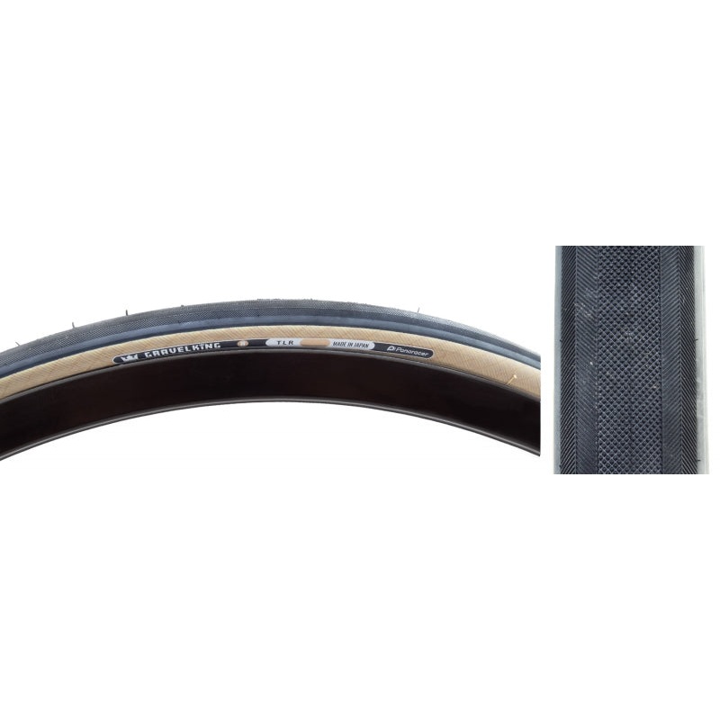 GravelKing Slick R Tire – 700 x 35 Tubeless Folding Black/Amber