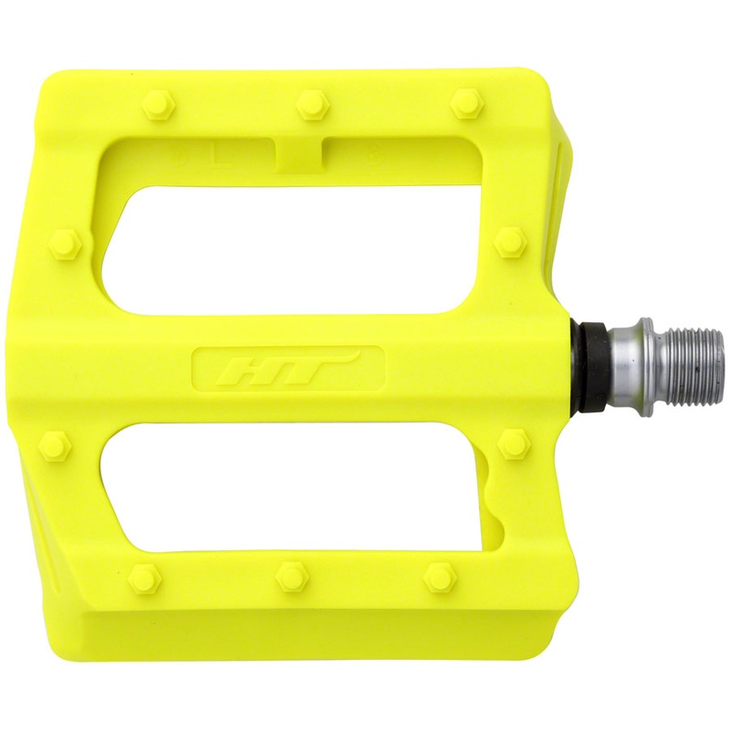 HT Components PA12 Pedals – Platform Composite 9/16″ Neon Yellow