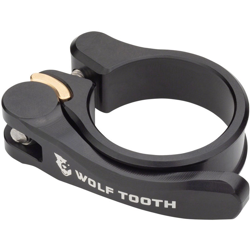 Wolf Tooth Components Quick Release Seatpost Clamp – 36.4mm QR Black