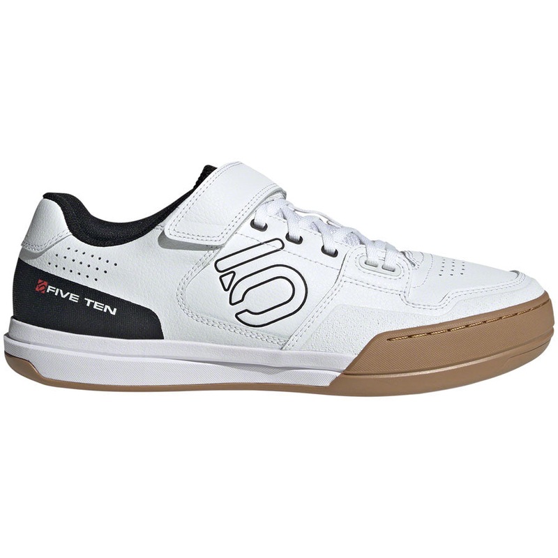 Five Ten Hellcat Mountain Clipless Shoes – Mens FTWR White/Core BLK/Red 8.5