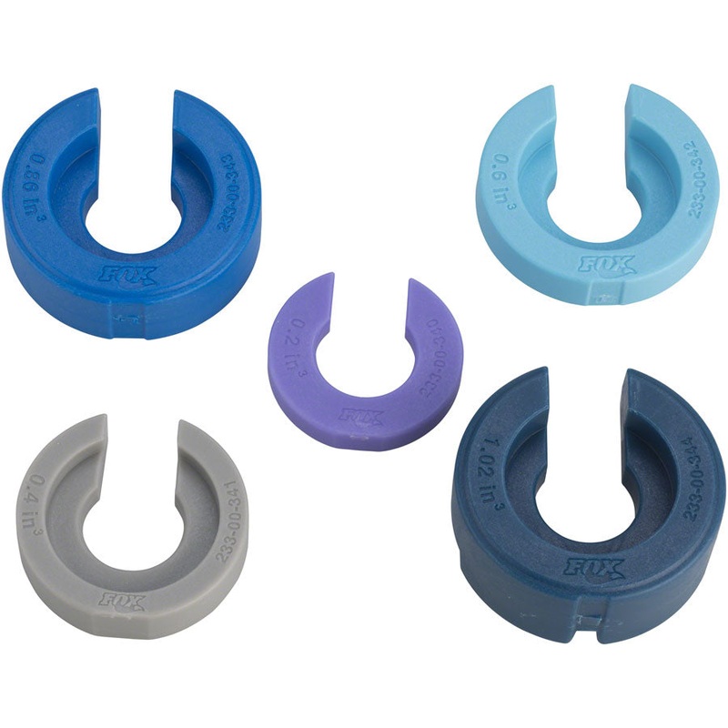 FOX Volume Spacers – Float X and DPX2, 1/2″ Shaft, Assorted Kit
