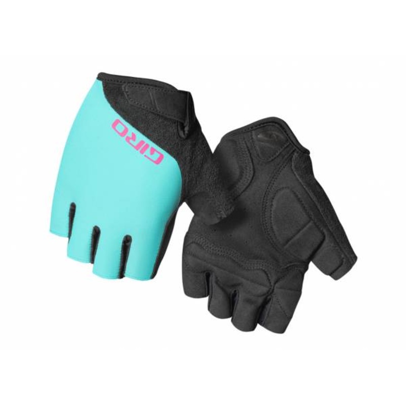 Giro Jag’ette Road Cycling Glove – Womens – Screaming Teal-Neon Pink