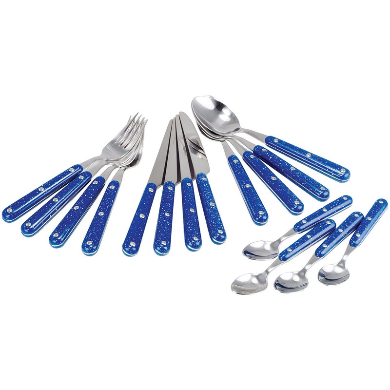 GSI Enamelware Blue Pioneer Cutlery Set – Complete Blue Tableware Collection