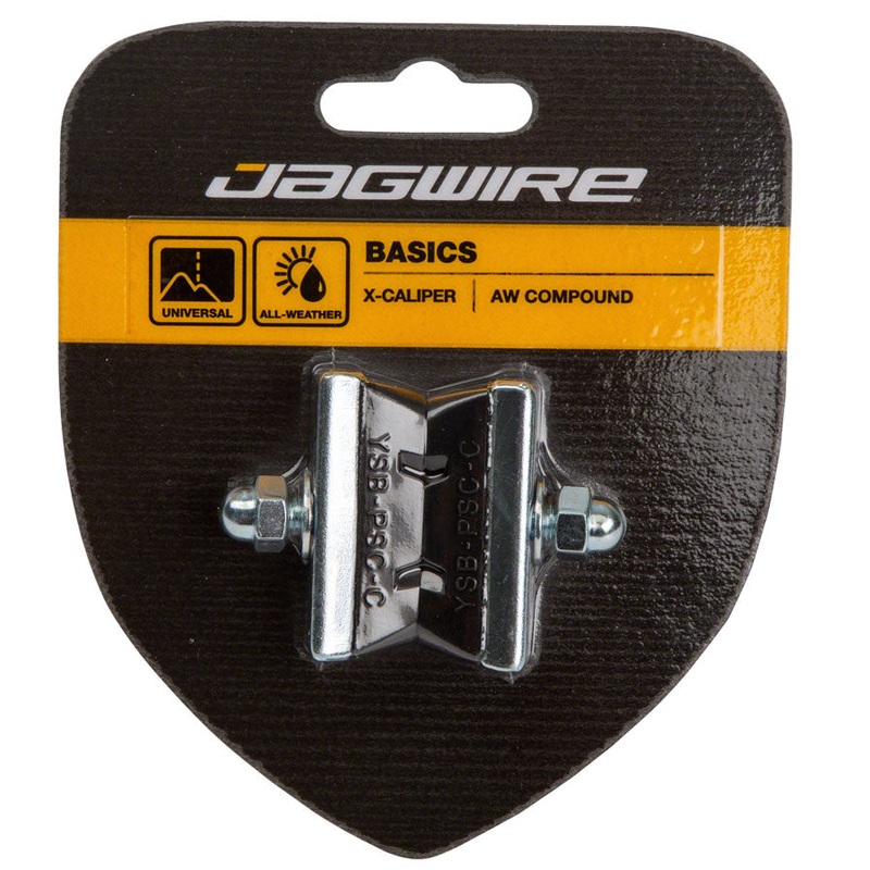 Jagwire Basics X-Caliper Brake Pads – Threaded, Black, Pair