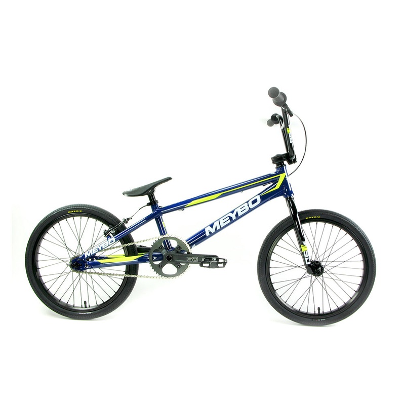 Meybo Clipper Pro XL BMX Bike-Blue/White/Yellow