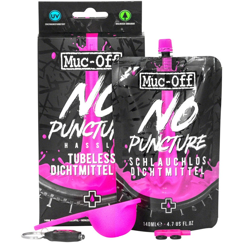 Muc-Off No Puncture Hassle Tubeless Tire Sealant – 140ml Kit