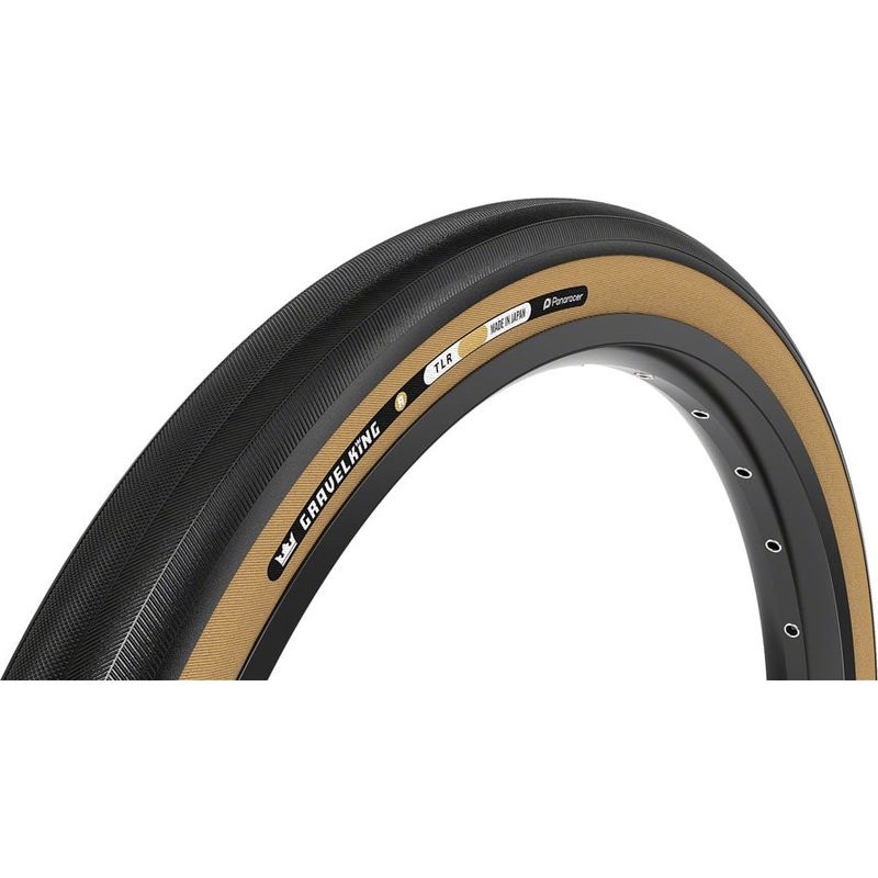 Panaracer GravelKing Slick R Tire – 700 x 28 Clincher Folding Black/Amber