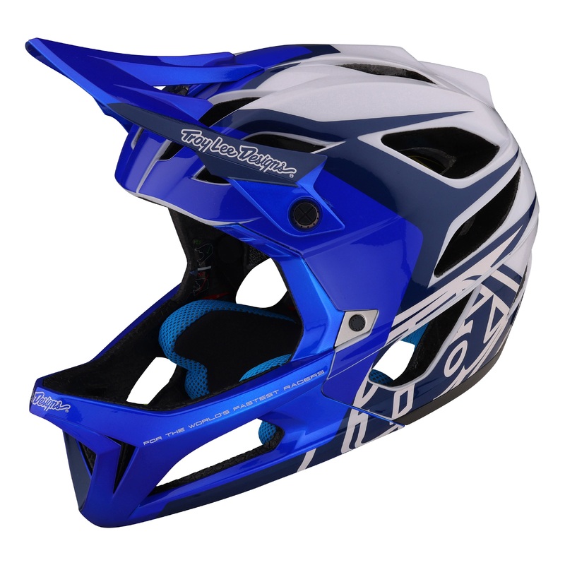 Troy Lee Designs Stage Full Face Helmet with MIPS – Valance – Blue – 2023