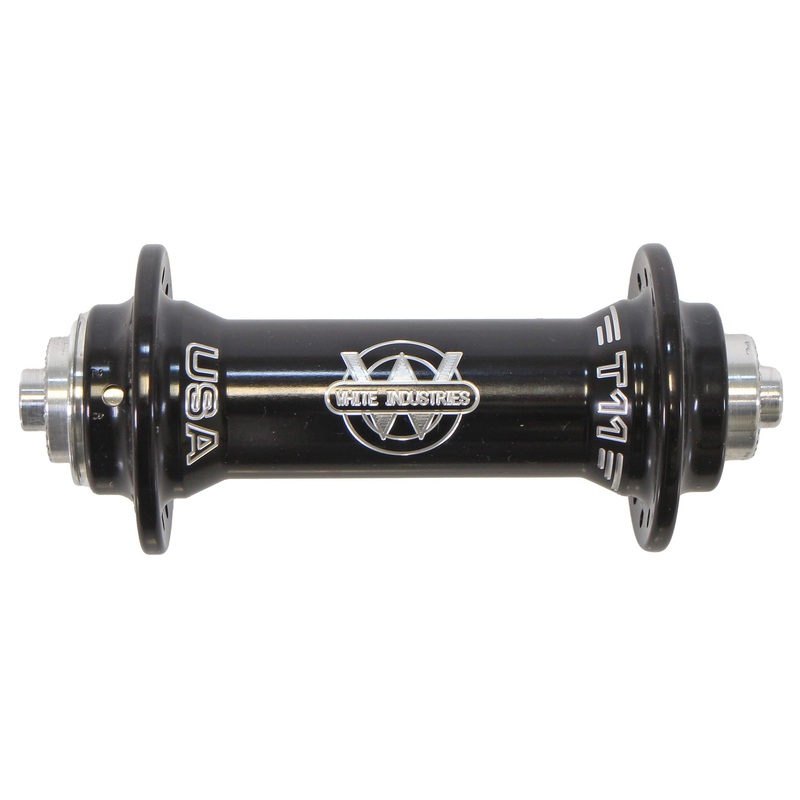 White Industries Front T11 Road Hub, 9x100mm QR, 28h, Black