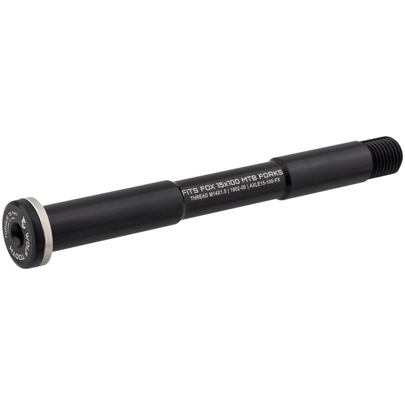 Wolf Tooth Front Thru Axle – FOX 15x100mm – Black