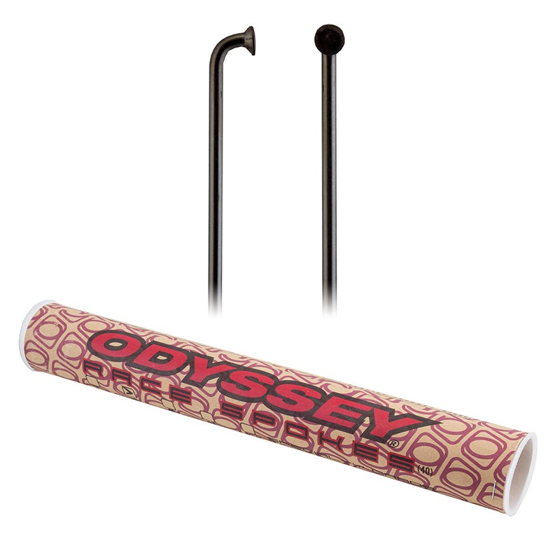 Double Butted Spokes J-Bend 2.0 (14G) 186mm Box of 40 Stainless Steel Black No