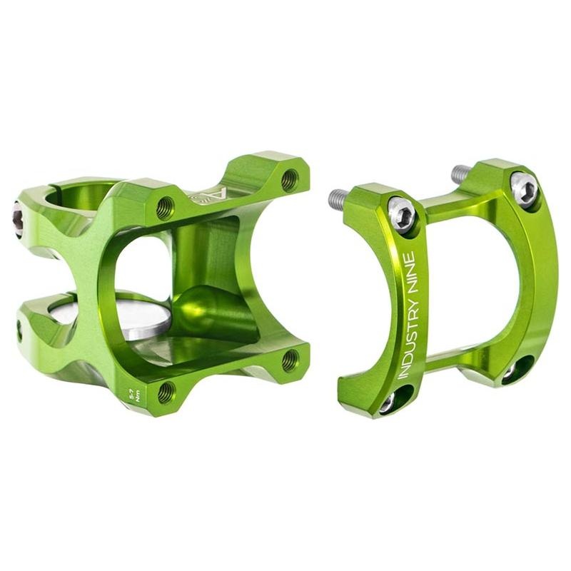 Industry Nine, A35, Stem, Diameter: 35mm, Length: 50mm, Steerer: 1-1/8”, 7, Lime Green