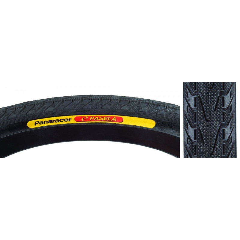 Panaracer Pasela 27 x 1 TPI 60 PSI 90 Clincher Wire Black/Bsk Reflective Hybrid AW271BLX-18