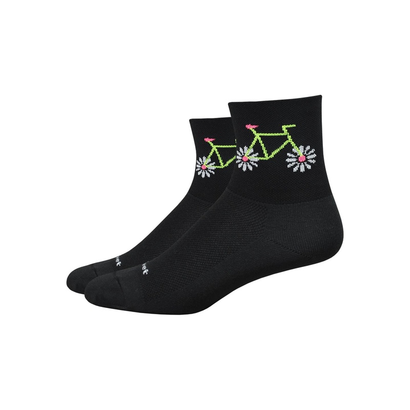 DeFeet Aireator 2-3″ Cuff Socks Pedal Power L Pair