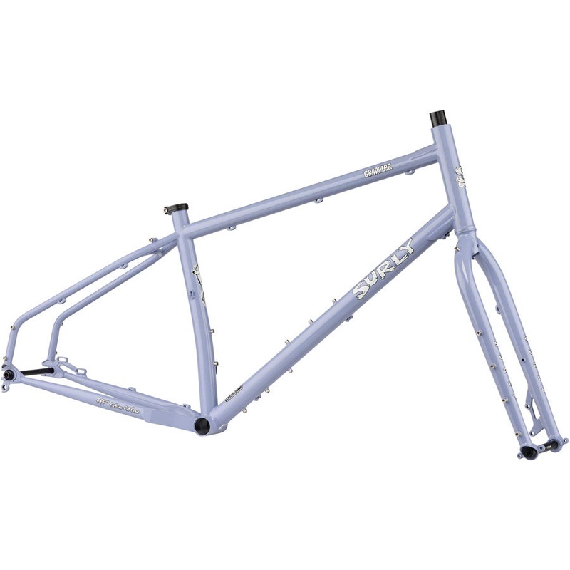 Grappler Frameset – 27.5″ Steel Purple Dust Bunny Medium