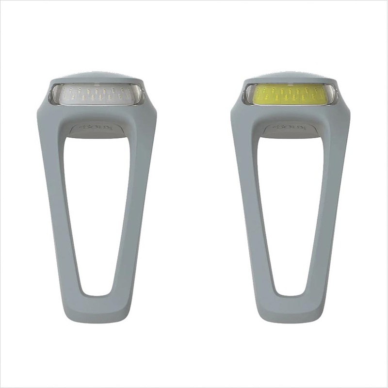 Knog Frog V3 Light Front and Rear Grey Set
