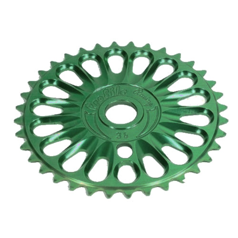 Profile 36t Imperial BMX Sprocket / Chainwheel – Green – USA Made