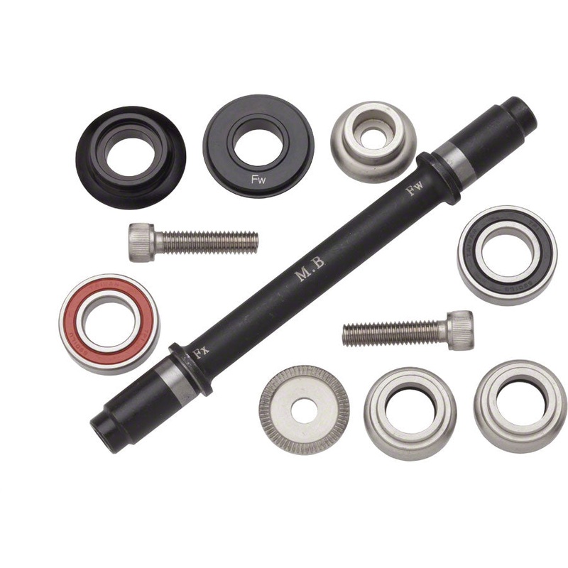 Surly Ultra New Hub Axle Kit for 120mm Rear Fix/Free Black