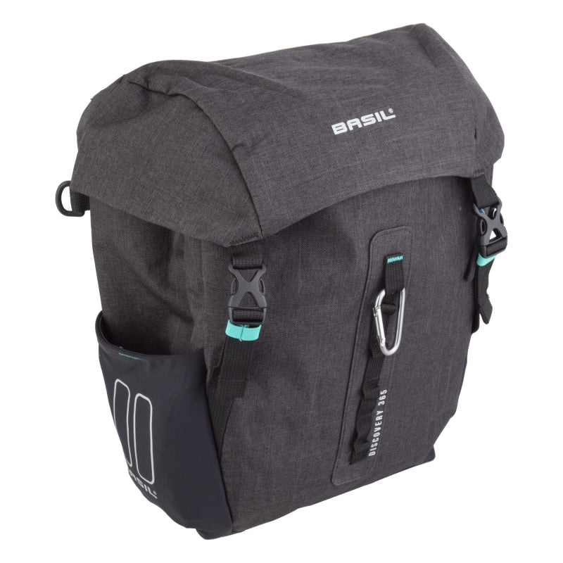 Discovery 365D Single Pannier Bag Hook-On 11.8×5.5×12.2` 549 c.i. Black