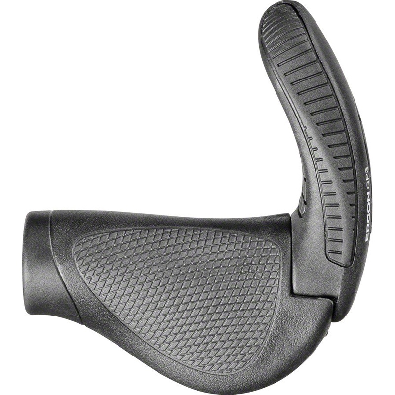 Ergon GP3 Grips – Lock-On Twistshift Small Black/Gray
