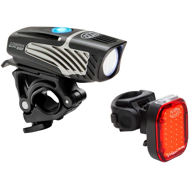 NiteRider Lumina Micro 650/Vmax+ Headlight/Taillight Set