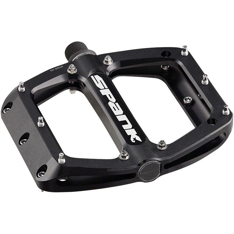 Spank Spoon 90 Pedals – Platform, Aluminum, 9/16″, 90mm Wide, Black