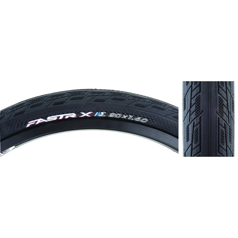 Tioga FASTR-X S-Spec Tire – 20 x 1.6 Clincher Folding Black 120tpi
