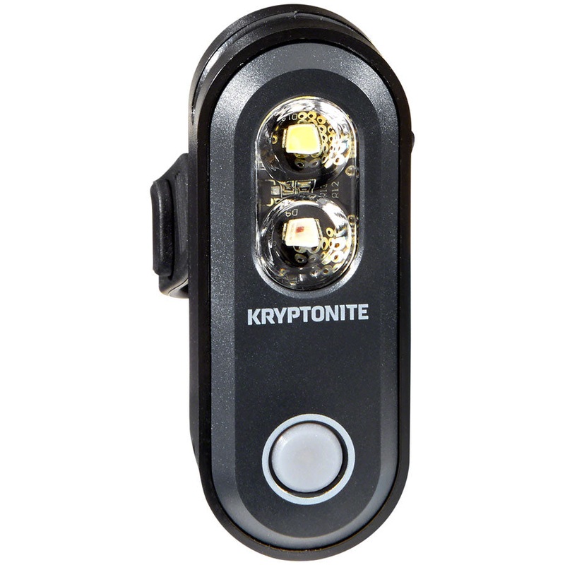Kryptonite Dual-Mode USB Rechargeable Bike Lights  High-Visibility Headlight & Taillight Set with 6 Modes for Night Riding & Commuting