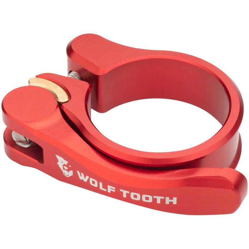 Wolf Tooth Components Quick Release Seatpost Clamp – 36.4mm Red